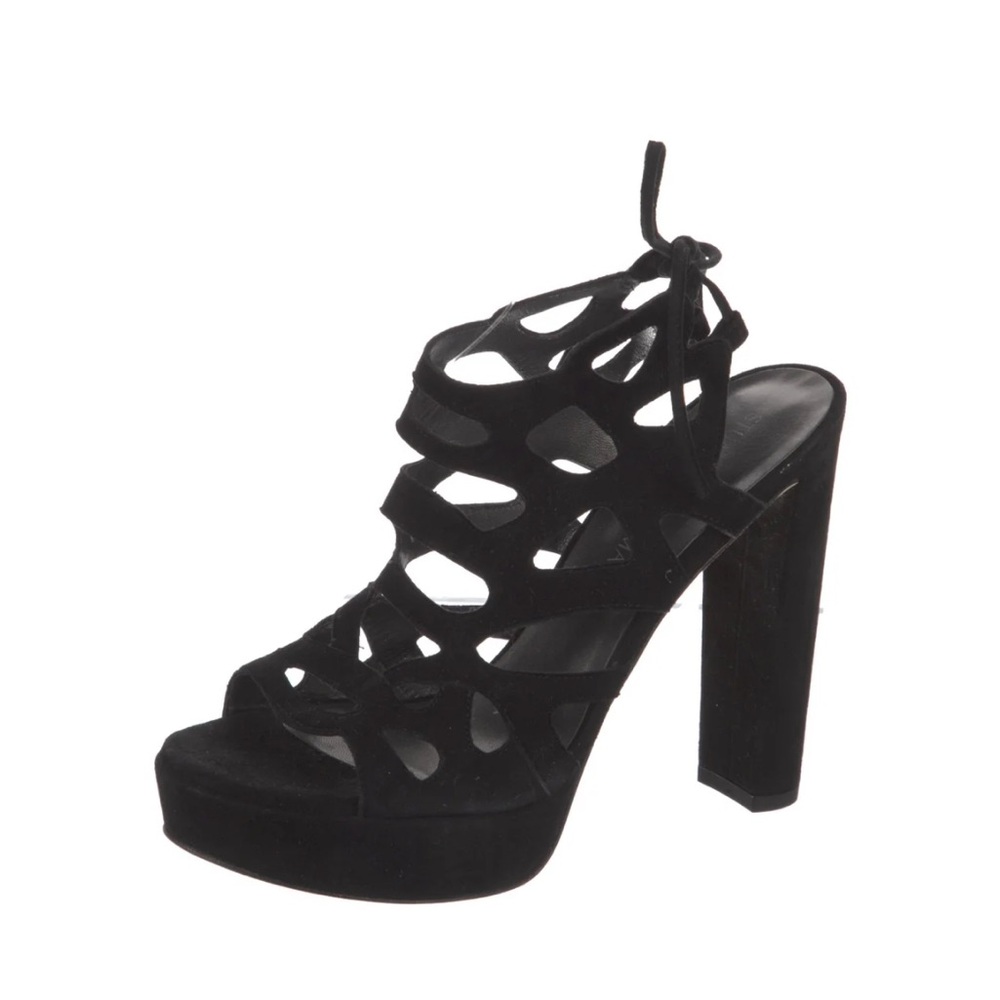 Stuart Weitzman Suede Gladiator Sandals Size 6.5